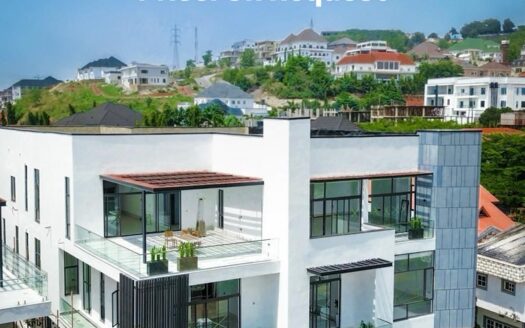 Ultra-Luxury 8-Bedroom Fully Detached Contemporary Mansions for Sale in Asokoro, Abuja
